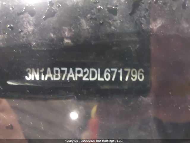 12606130 :رقم المزاد ، 3N1AB7AP2DL671796 vin ، 2013 Nissan Sentra 1.8 S/1.8 Sv مزاد بيع