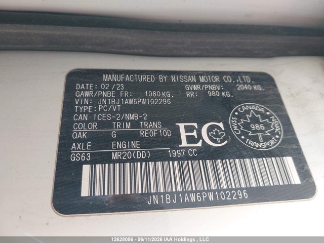 Aukcja sprzedaży 2023 Nissan Qashqai S, vin: JN1BJ1AW6PW102296, numer aukcji: 12628086