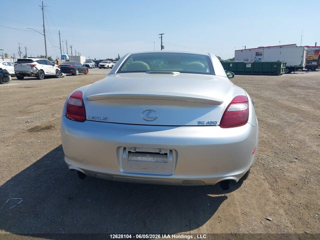 Aukcja sprzedaży 2006 Lexus Sc 430, vin: JTHFN48YX69001043, numer aukcji: 12628104