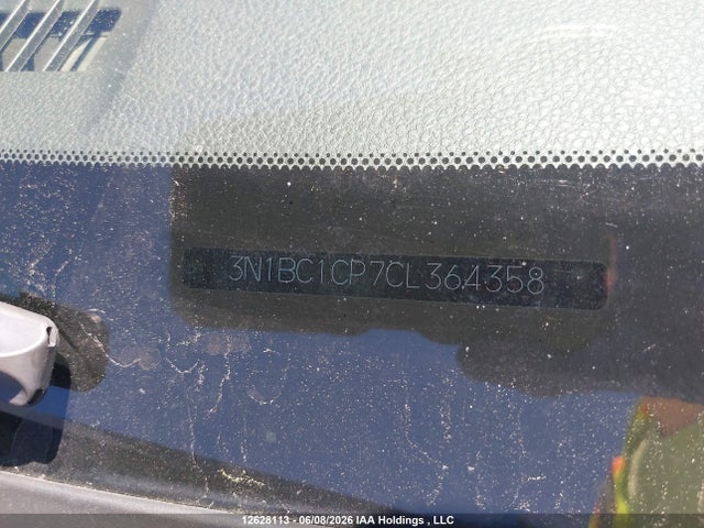 Продаж на аукціоні авто 2012 Nissan Versa 1.8 S, vin: 3N1BC1CP7CL364358, номер лоту: 12628113