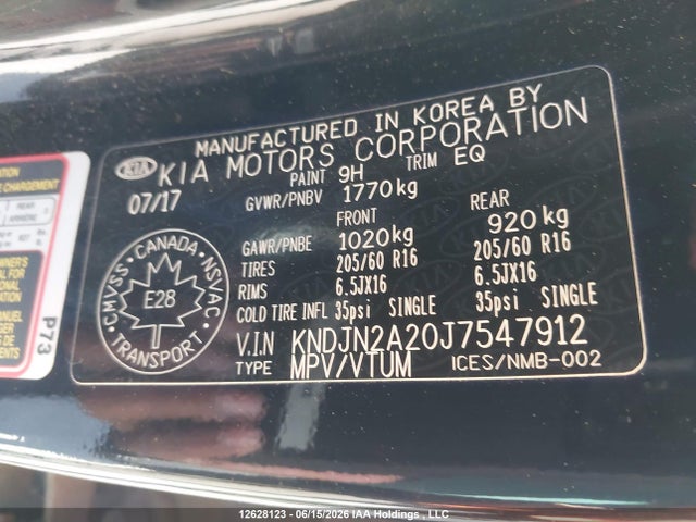KIA SOUL LX 2018 KNDJN2A20J7547912 Image 19