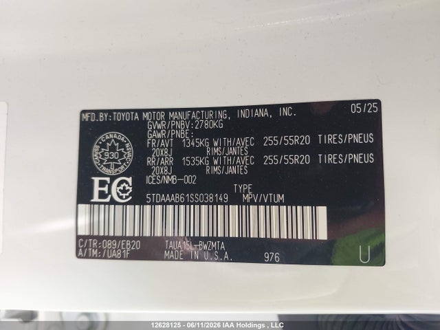 Lexus Tx 350 2025 5TDAAAB61SS038149 Image 19