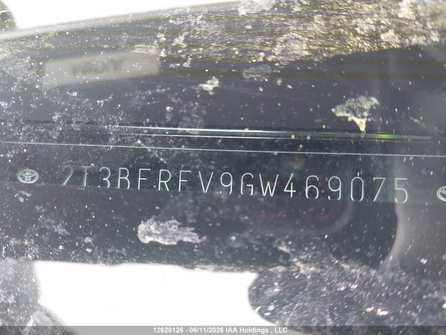 12628126 :رقم المزاد ، 2T3BFREV9GW469075 vin ، 2016 Toyota Rav4 Le مزاد بيع