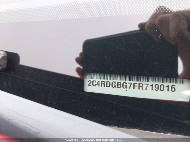 12628152 :رقم المزاد ، 2C4RDGBG7FR719016 vin ، 2015 Dodge Grand Caravan Se مزاد بيع