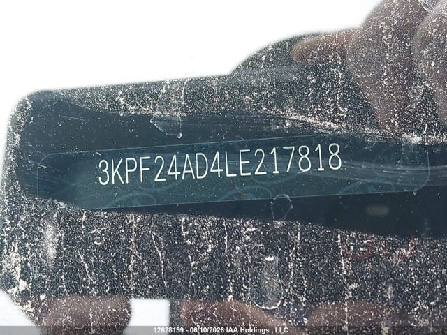 12628159 :رقم المزاد ، 3KPF24AD4LE217818 vin ، 2020 Kia Forte Lx مزاد بيع