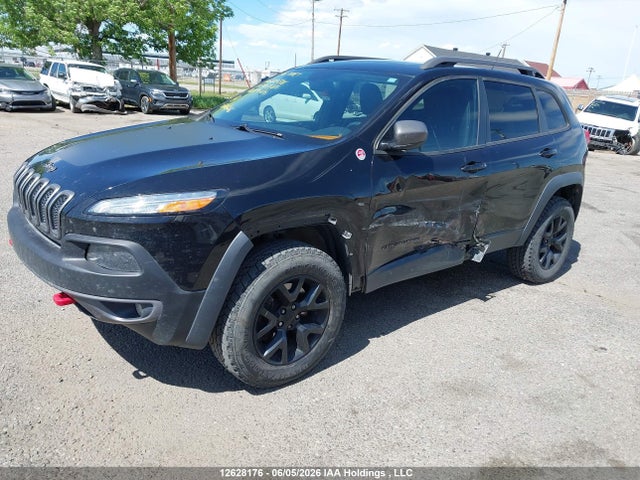 12628176 :رقم المزاد ، 1C4PJMBS3FW616119 vin ، 2015 Jeep Cherokee Trailhawk مزاد بيع