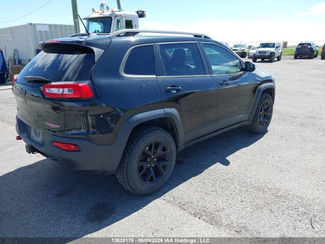 12628176 :رقم المزاد ، 1C4PJMBS3FW616119 vin ، 2015 Jeep Cherokee Trailhawk مزاد بيع