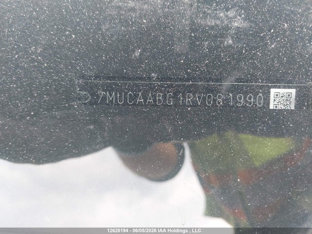 12628194 :رقم المزاد ، 7MUCAABG1RV081990 vin ، 2024 Toyota Corolla Cross Le مزاد بيع
