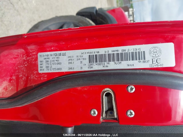 Dodge RAM 1500 2019 1C6RR7LT4KS687218 Image 9