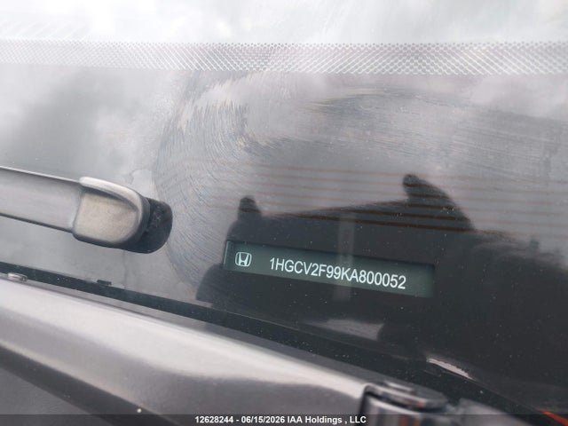 12628244 :رقم المزاد ، 1HGCV2F99KA800052 vin ، 2019 Honda Accord Touring 2.0t مزاد بيع