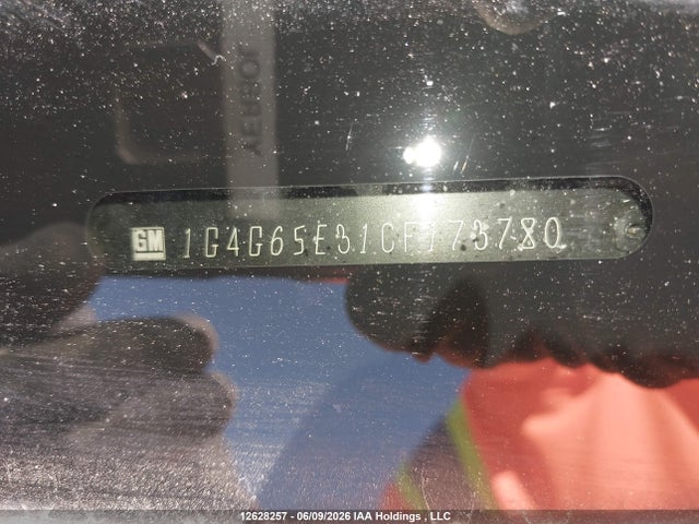 2012 Buick Lacrosse მანქანა იყიდება აუქციონზე, vin: 1G4G65E31CF173780, აუქციონის ნომერი: 12628257