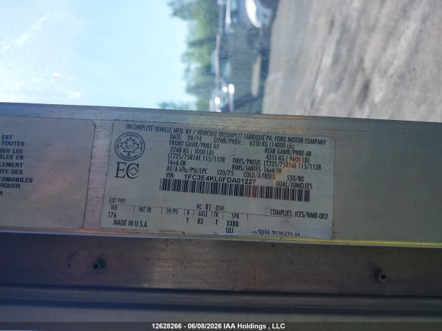 Aukcja sprzedaży 2015 Ford Econoline, vin: 1FC3E4KL0FDA01227, numer aukcji: 12628266
