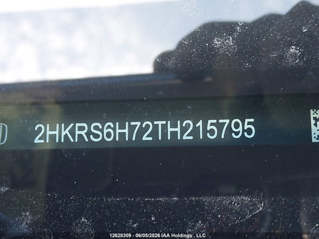 2026 Honda Cr-v Exl მანქანა იყიდება აუქციონზე, vin: 2HKRS6H72TH215795, აუქციონის ნომერი: 12628309