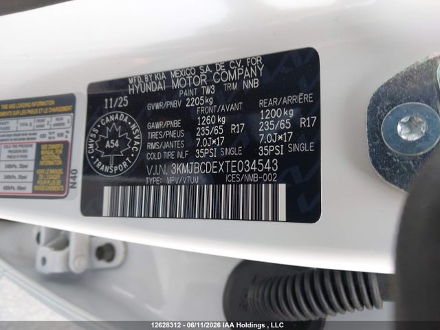 Hyundai Tucson Preferred Awd 2026 3KMJBCDEXTE034543 Image 9