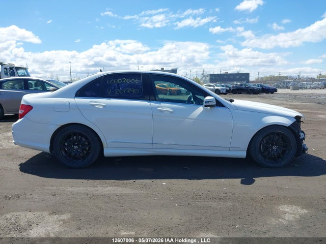 12607006 :رقم المزاد ، WDDGF8AB6EG201790 vin ، 2014 Mercedes-benz C 300 4matic مزاد بيع