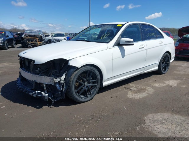 12607006 :رقم المزاد ، WDDGF8AB6EG201790 vin ، 2014 Mercedes-benz C 300 4matic مزاد بيع