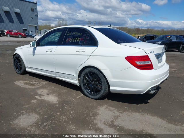12607006 :رقم المزاد ، WDDGF8AB6EG201790 vin ، 2014 Mercedes-benz C 300 4matic مزاد بيع