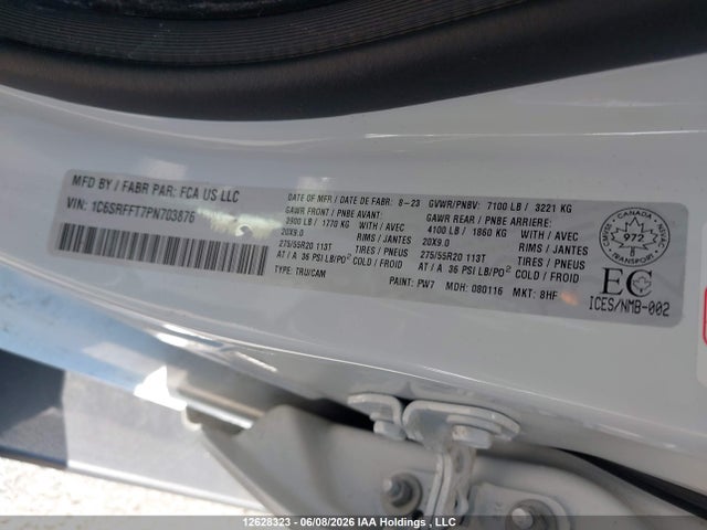 1C6SRFFT7PN703876 RAM 1500 Big Horn