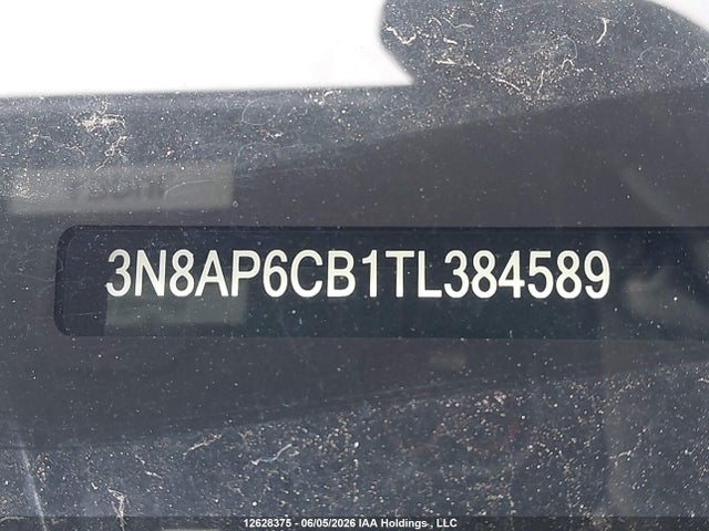 12628375 :رقم المزاد ، 3N8AP6CB1TL384589 vin ، 2026 Nissan Kicks Sv مزاد بيع