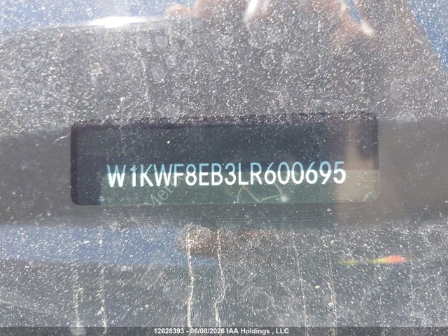 12628393 :رقم المزاد ، W1KWF8EB3LR600695 vin ، 2020 Mercedes-benz C 300 4matic مزاد بيع