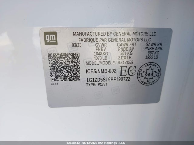 Chevrolet Malibu 2023 1G1ZD5ST9PF190722 Image 9