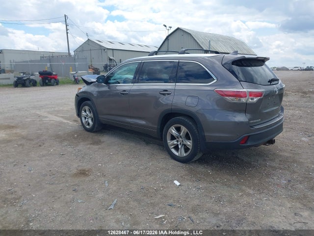 2015 Toyota Highlander Limited/ltd Platinum მანქანა იყიდება აუქციონზე, vin: 5TDDKRFH8FS137478, აუქციონის ნომერი: 12628467