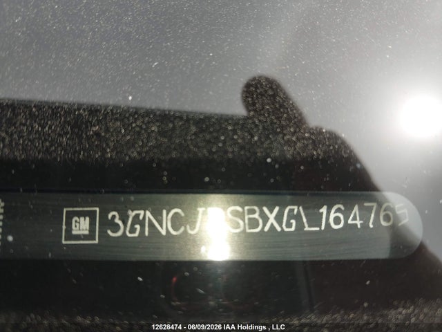 Aukcja sprzedaży 2016 Chevrolet Trax 1lt, vin: 3GNCJPSBXGL164765, numer aukcji: 12628474