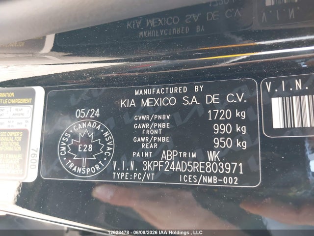 3KPF24AD5RE803971 KIA Forte Lx/lxs