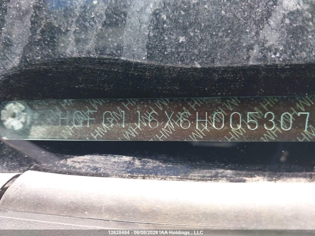 Продаж на аукціоні авто 2006 Honda Civic Lx, vin: 2HGFG116X6H005307, номер лоту: 12628484