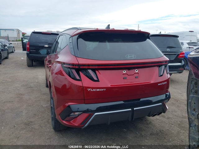 2025 Hyundai Tucson N-line Hybrid Awd მანქანა იყიდება აუქციონზე, vin: KM8JCDD11SU384321, აუქციონის ნომერი: 12628510
