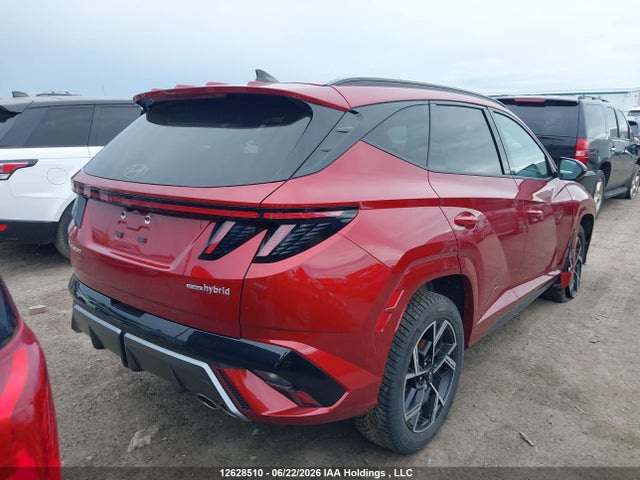 2025 Hyundai Tucson N-line Hybrid Awd მანქანა იყიდება აუქციონზე, vin: KM8JCDD11SU384321, აუქციონის ნომერი: 12628510