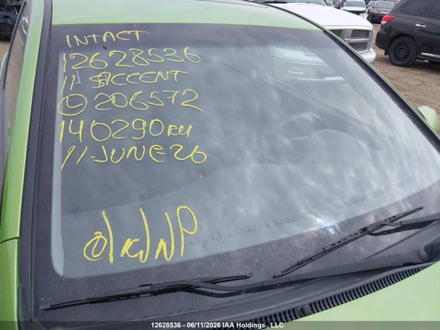 Auction sale of the 2011 Hyundai Accent Se, vin: KMHCN3BC1BU206572, lot number: 12628536