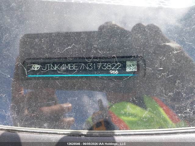 JTNK4MBE7N3173822 Toyota Corolla