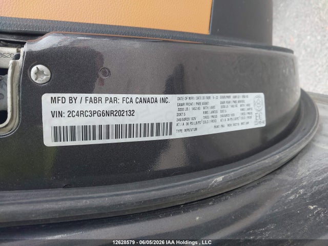 Chrysler Pacifica Pinnacle 2022 2C4RC3PG6NR202132 Image 19