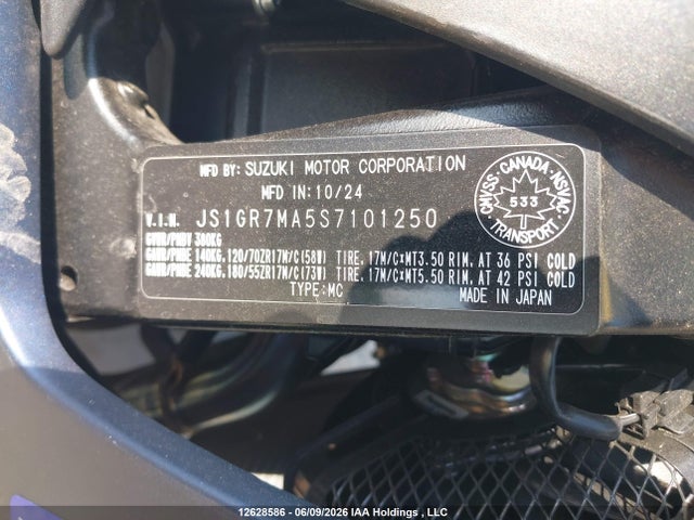 JS1GR7MA5S7101250 Suzuki GSX-R750