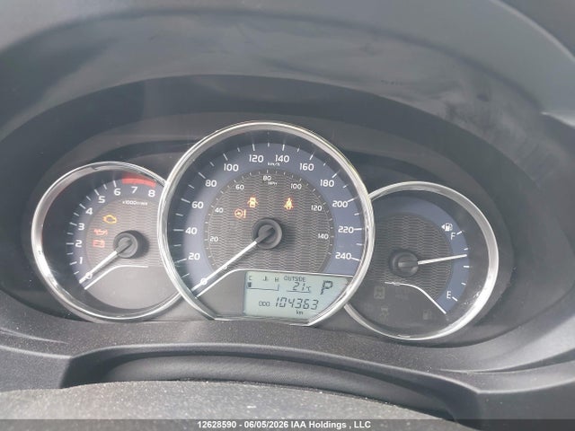 12628590 :رقم المزاد ، 2T1BURHE9GC646851 vin ، 2016 Toyota Corolla L/le/le Pls/prm/s/s Pls مزاد بيع