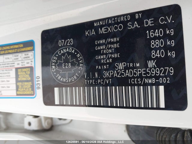 KIA RIO S 2023 3KPA25AD5PE599279 Image 18