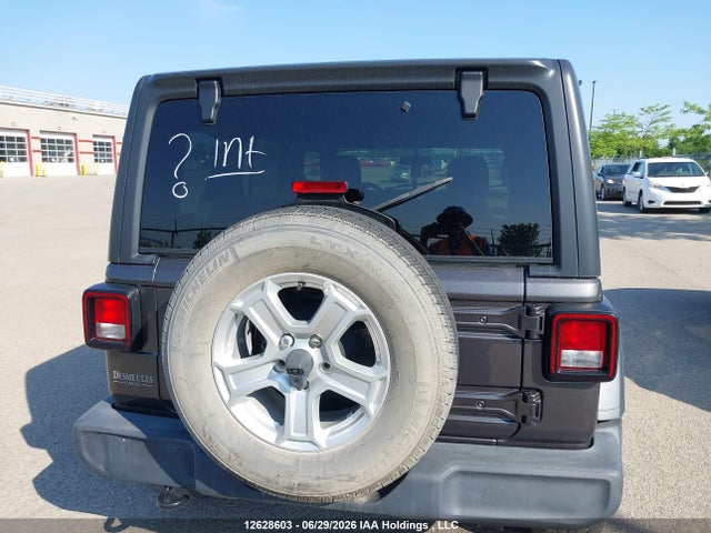 12628603 :رقم المزاد ، 1C4HJXDNXJW220341 vin ، 2018 Jeep Wrangler Unlimited Sport مزاد بيع