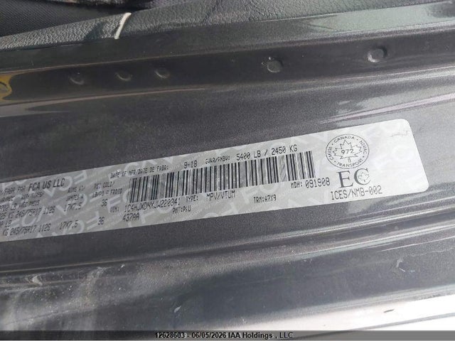 12628603 :رقم المزاد ، 1C4HJXDNXJW220341 vin ، 2018 Jeep Wrangler Unlimited Sport مزاد بيع