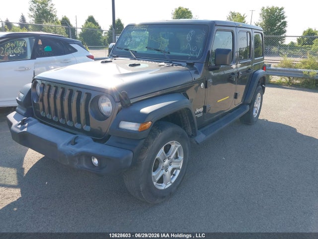 12628603 :رقم المزاد ، 1C4HJXDNXJW220341 vin ، 2018 Jeep Wrangler Unlimited Sport مزاد بيع