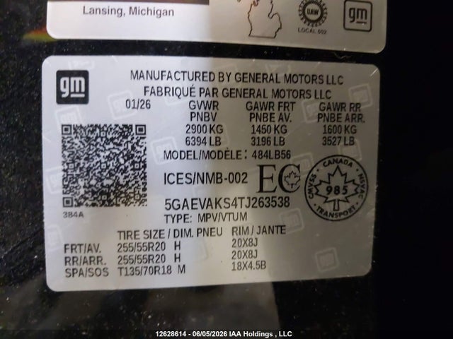 Buick Enclave Preferred 2026 5GAEVAKS4TJ263538 Image 19