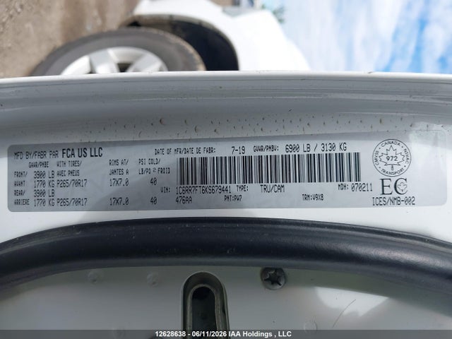 RAM 1500 Classic Tradesman 2019 1C6RR7FT6KS679441 Image 17