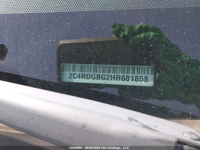 Продажа на аукционе авто 2017 Dodge Grand Caravan Se, vin: 2C4RDGBG2HR681858, номер лота: 12628650