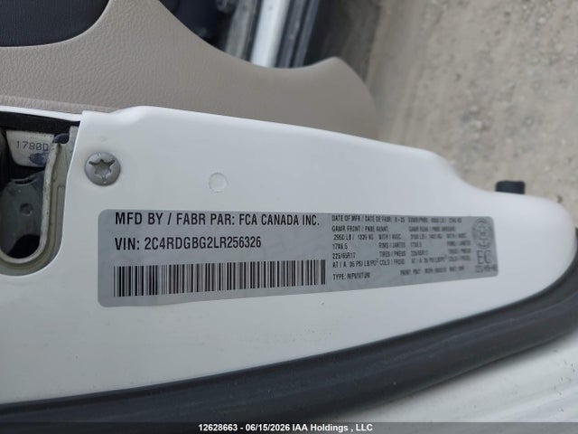 2C4RDGBG2LR256326 Dodge Grand Caravan Se