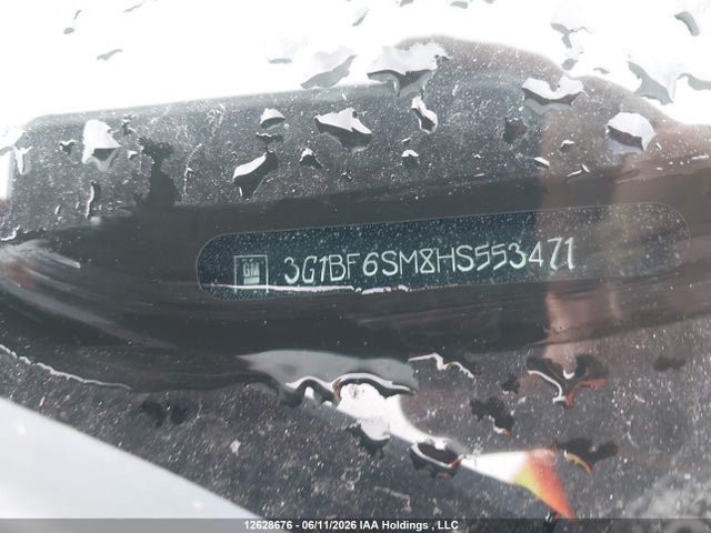 2017 Chevrolet Cruze მანქანა იყიდება აუქციონზე, vin: 3G1BF6SM8HS553471, აუქციონის ნომერი: 12628676