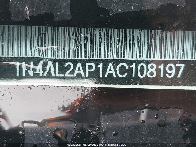 Aukcja sprzedaży 2010 Nissan Altima 2.5 S, vin: 1N4AL2AP1AC108197, numer aukcji: 12622368