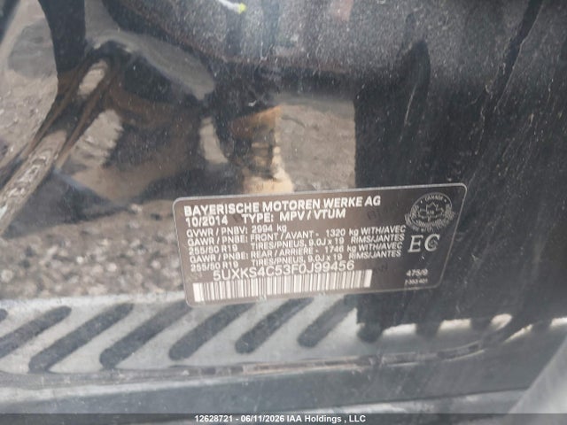 5UXKS4C53F0J99456 BMW X5 Xdrive35d