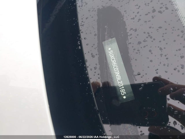 12628800 :رقم المزاد ، 5UXCR6C03N9L23185 vin ، 2022 Bmw X5 Xdrive40i مزاد بيع