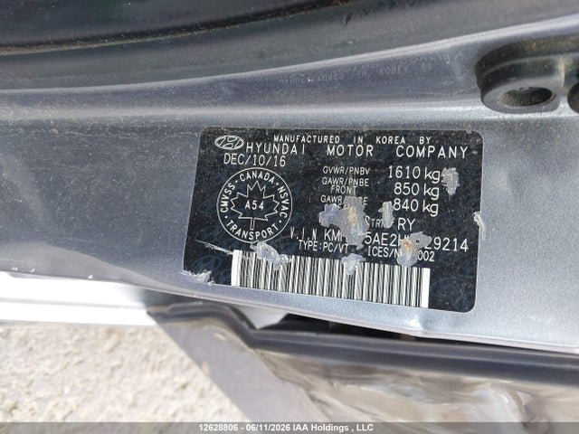 Aukcja sprzedaży 2017 Hyundai Accent Se, vin: KMHCT5AE2HU329214, numer aukcji: 12628806