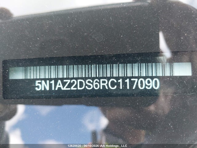 Aukcja sprzedaży 2024 Nissan Murano Platinum, vin: 5N1AZ2DS6RC117090, numer aukcji: 12628820